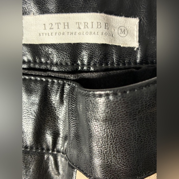 12th Tribe Harley Black Colorblock Mini Skirt - Picture 10 of 11